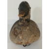 Image 3 : SMALL VINTAGE DECOY DUCK W/ WEIGHT - SIGNED T.E.W.