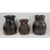 Image 3 : LOT OF 3 - STONEWARE SALT GLAZE PITCHERS - ONE MARKED TORONTO