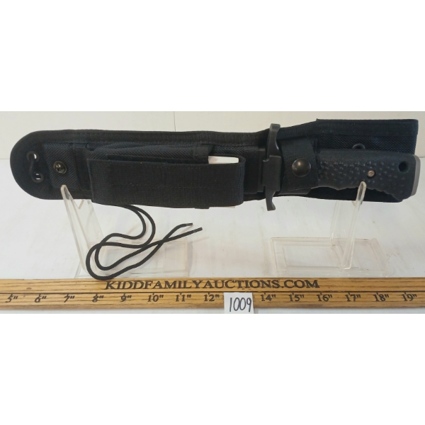 GERBER WATSON-HARSEY SILVER TRIDENT KNIFE W/ SHEATH