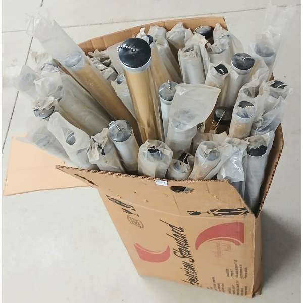 QTY OF ALUMINIUM FISHING ROD HOLDERS