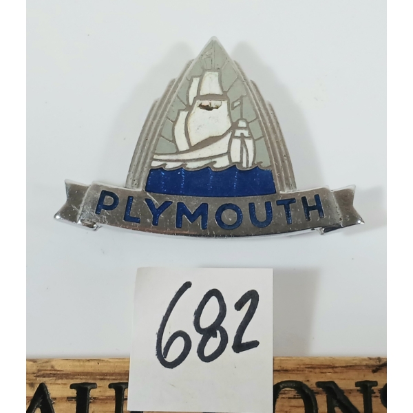 1946-1948 PLYMOUTH RAD BADGE