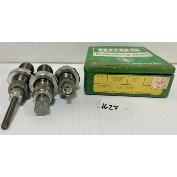 RCBS RELOADING DIES 9 MM LUGER