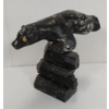 Image 3 : "BEAR ON INUKSHUK" BY CHARLIE OOKPIK - STONE