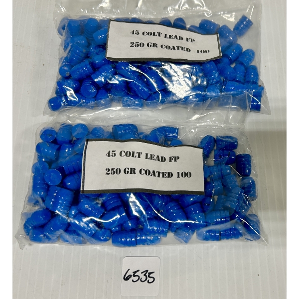 BULLETS: 200X .45 CAL 250 GR LEAD