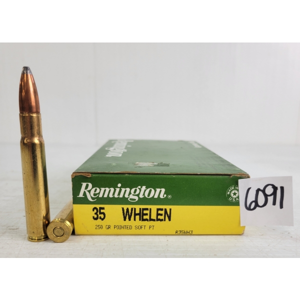 AMMO: 20X REMINGTON .35WHELEN - 250GR - PTS - PT