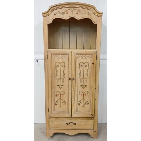 FLORAL MOTIF WARDROBE - WASHED PINE - MATCH TO 291 / 293