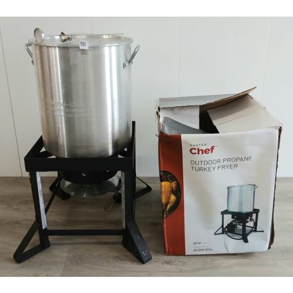 MASTER CHEF OUTDOOR PROPANE TURKEY FRYER