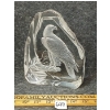 Image 2 : GLASS CARVED EAGLE BY A.C. 