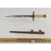 Image 2 : GERMAN WWII KRIEGSMARINE OFFICERS DAGGER W/ SCABBARD
