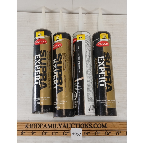 LOT OF 4 - MULCO THERMOPLASTIC SEALANTS