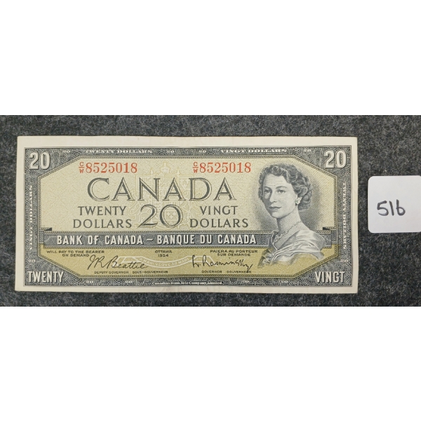 1954 CDN $20 BANKNOTE