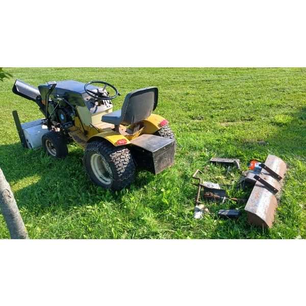 SEARS OLDER SNOW BLOWER TRACTOR W/ PARTS