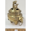 Image 4 : CHINESE BRASS INCENSE BURNER