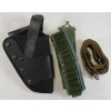 Image 5 : LOT OF 6 - WEB PATTERN SLINGS, TASCO 8X21 BINOCULARS, AMMO BELT, ETC