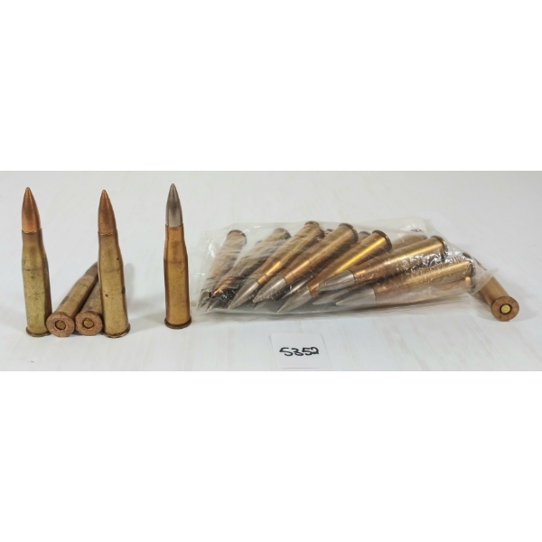 AMMO: 25X 8X56R - 1936-39 HUNGARIAN MARKED RNDS