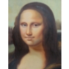 Image 2 : "MONA LISA" BY L. HEARTOU(?) - FRAMED OIL ON CANVAS