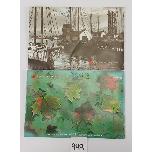 LOT OF 2 - RCM MINT SETS - INCL 2002 & 2003