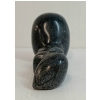 Image 4 : SNAKE W/ HUMAN FACE - SIGNED - STONE