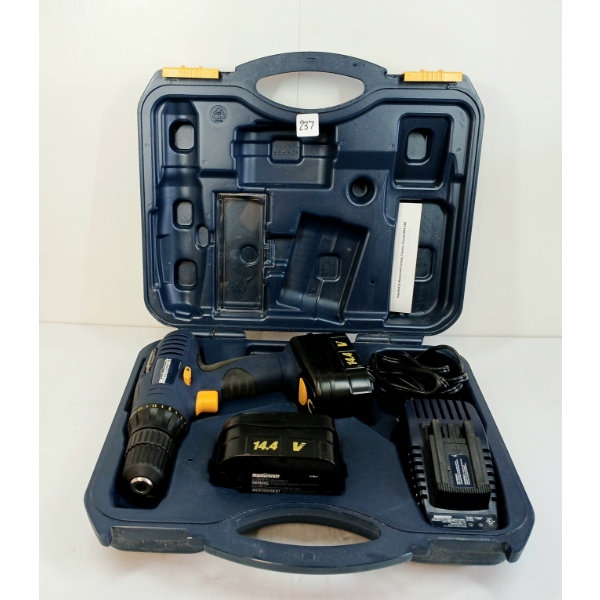 MASTERCRAFT 14.4V CORDLESS DRILL SET