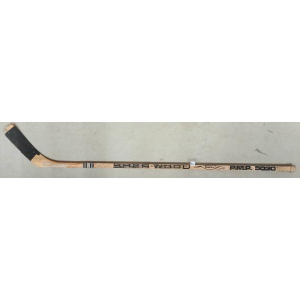SHER-WOOD HOCKEY STICK AUTOGRAPHED BY DAVE TAYLOR