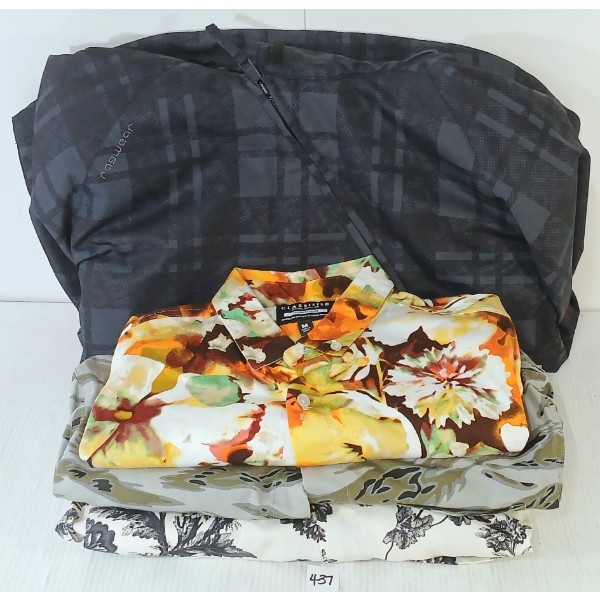 LOT OF 4 - MEN'S SHIRTS, & JACKET - MFG CLASSIFIED, LIFETIME & RAGWEAR