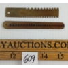 LOT OF 2 - 19TH CENTURY FRENCH & SWISS WATCHMAKER'S BRASS MEASURING TOOLS
