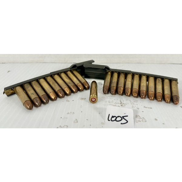 AMMO: 20X .30 CARBINE - FMJ - ON CLIPS