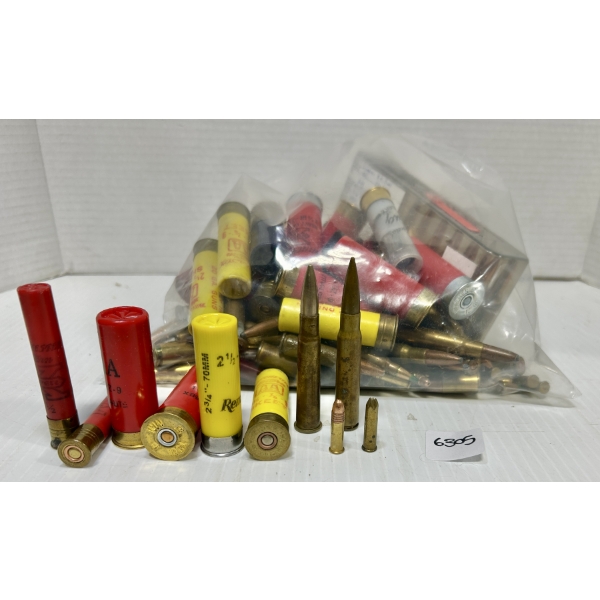AMMO: LRG QTY MIXED RIFLE, SHOTGUN & HANDGUN RNDS
