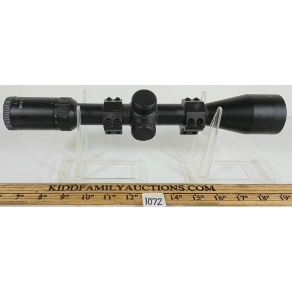 WEAVER 3-9X40 SCOPE W/ RINGS