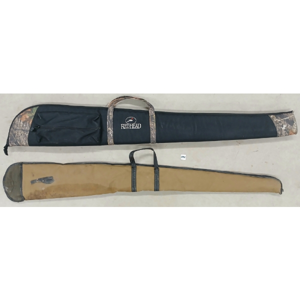 LOT OF 2 - SOFT LONG GUN CASES - INCL REDHEAD
