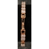 Image 3 : 18K GOLD PLATED PRINCESS CUT SIMULATED DIAMOND (CZ) TENNIS BRACELET
