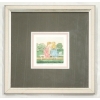 Image 2 : LOT OF 2 - "UN SECRET" & FLORAL STUDY BY BERTHA MCGUIRE - FRAMED PRINTS