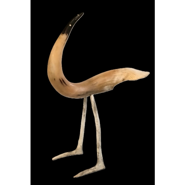 STANDING BIRD BY UNKNOWN ARTIST - HORN & BONE