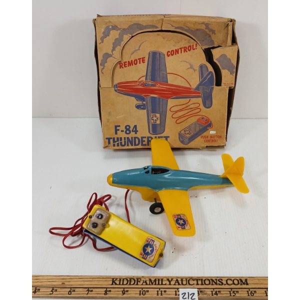 WILSON'S OF CLEVELAND REMOTE CONTROL F-48 THUNDERJET