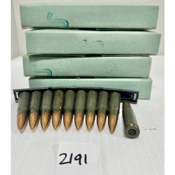 AMMO: 80X 7.62X39 MM - MILITARY FMJ - ON CLIPS