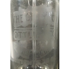 Image 4 : THE CRYSTAL BOTTLING CO. - CLEAR SAND-BLASTED - 35OZ SELTZER BOTTLE