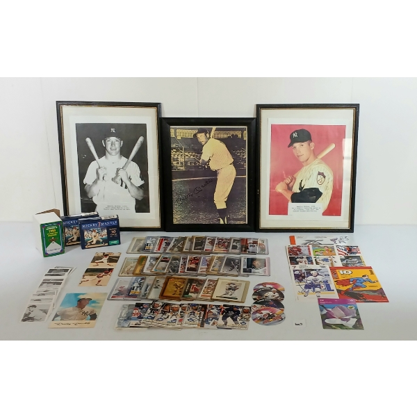 JOB LOT - MISC SPORTS CARDS & FRAMED PHOTOGRAPHS - JASON ARNOTT AUTO