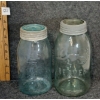 Image 1 : LOT OF 2 - BEAVER & THE IMPERIAL GLASS CANNING JARS