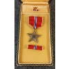 Image 1 : WWII U.S. STAR MEDAL FOR HEROIC OR MERITORIOUS ACHIEVEMENTS - INCL CASE