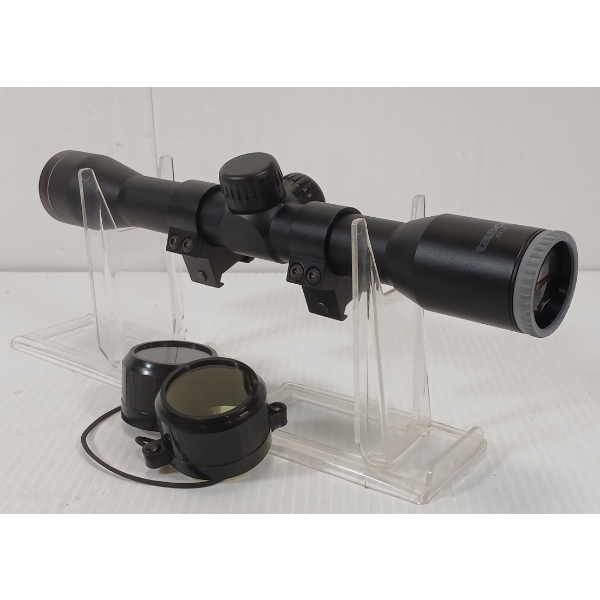 TASCO TRUPLEX RIMFIRE 4X32MM RIFLESCOPE W/ SCOPE RINGS