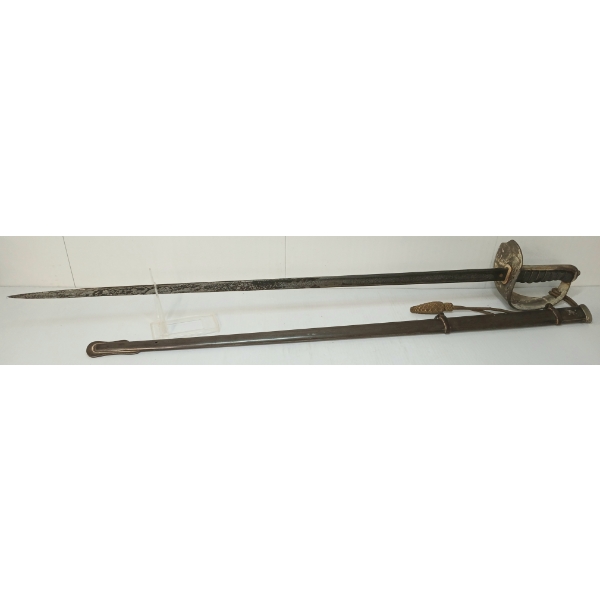 BRITISH 1897 PAT. INFANTRY SWORD W/ SCABBARD