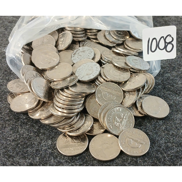 5LBS CDN NICKELS - MIXED DATES
