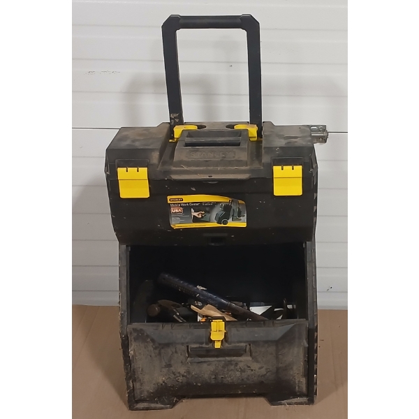 STANLEY PORTABLE TOOL BOX W/ CONTENTS