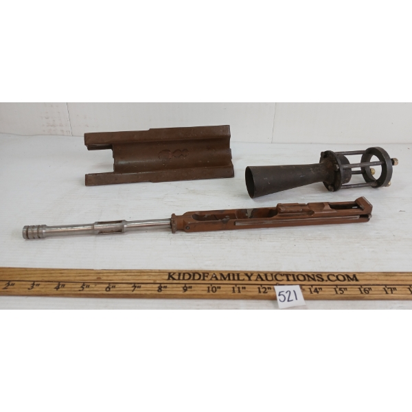 LOT OF 3 - MISC FIREARM & MACHINERY PARTS