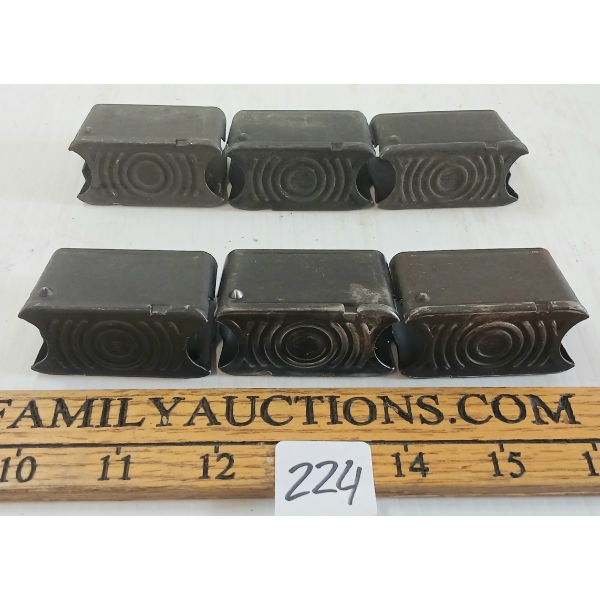 LOT OF 6 - M1 GARAND ENBLOC CLIPS - .30-06 & .308CAL
