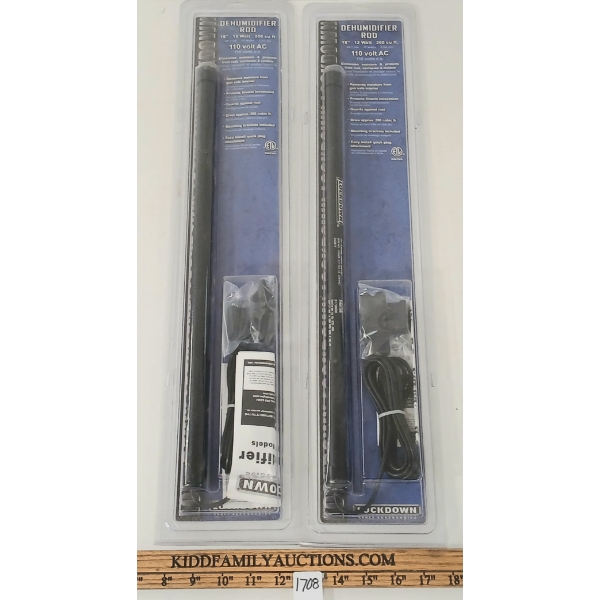LOT OF 2 - LOCKDOWN DEHUMIDIFIER RODS