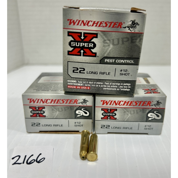 AMMO: 150X WINCHESTER .22 LR - #12 BIRD SHOT