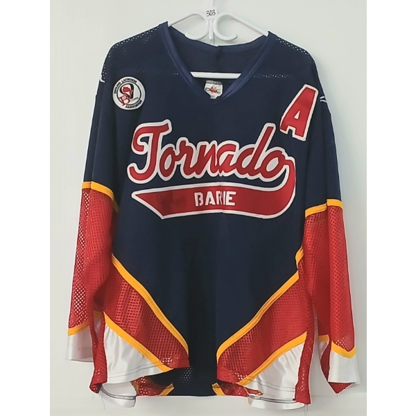 DC BARRIE TORNADO LACROSSE JERSEY - AUTOGRAPHED
