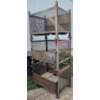 Image 3 : LOT OF 3 - METAL STORAGE CONTAINERS