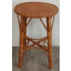 Image 3 : LOT OF 2 - RATTAN CHAIR & SIDE TABLE